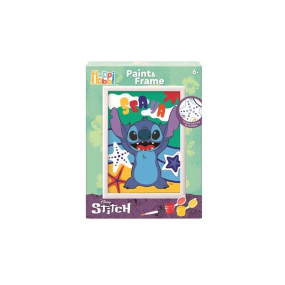 Hobby festőkészlet+keret-Stitch-kreatív játék-Amos