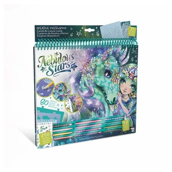 NEBULOUS STARS FANTASY LOVAK KREATÍV VÁZLATFÜZET (ZÖLD)