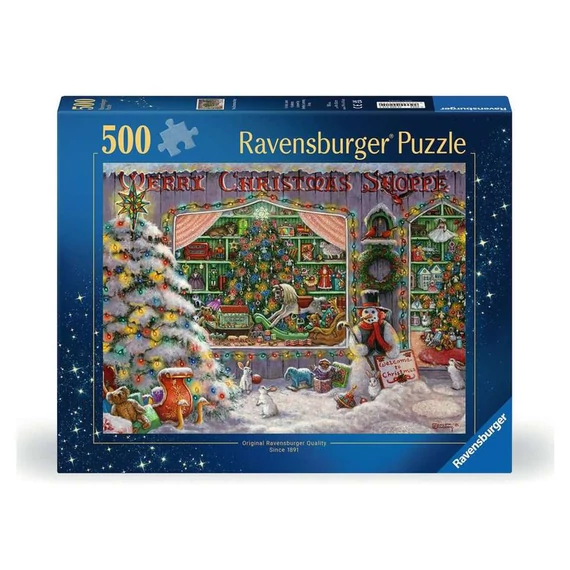 Puzzle 500 db - Karácsonyi bolt-Ravensburger