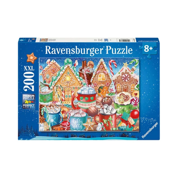 Puzzle 200 db - Édes karácsony-Ravensburger