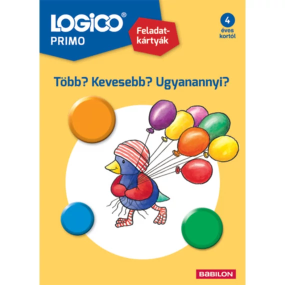 LOGICO Primo - Több? Kevesebb? Ugyanannyi?-fejlesztő feladatlapok