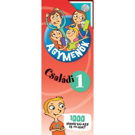 Agymenők Családi kártyacsomag 1. - 1000 érdekes kérdés-válasz és feladat