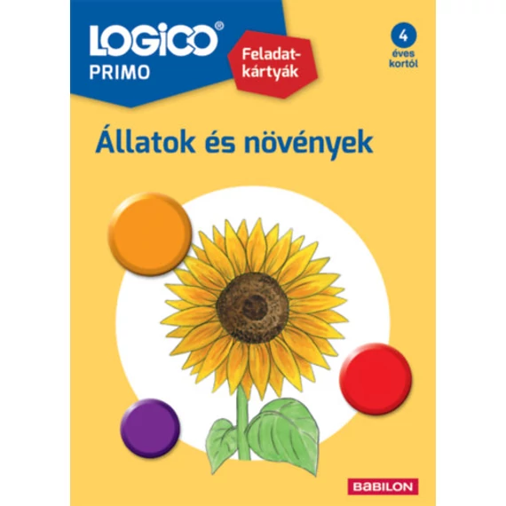 LOGICO Primo - Állatok és növények-fejlesztő feladatkártyákés mintázatok