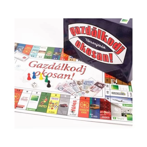 Gazdálkodj okosan társasjáték-eredeti, forintos
