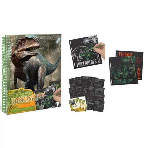 DINOS ART- DÍNÓS KÉPKARCOLÓ-kreatív játék