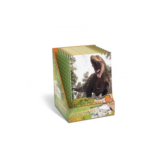 Fóliás képkészítő dínós-kreatív játék-DINOS ART