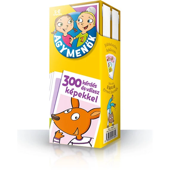 Agymenők - 5-6 éves gyerekeknek - 300 kérdés és válasz