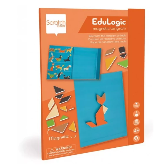 Tangram állatok - Mágneses készségfejlesztő játék EduLogic - Scratch Europe