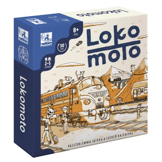 Lokomoto-társasjáték-Pagony