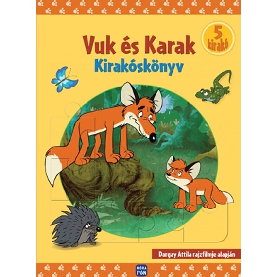 VUK ÉS KARAK Kirakóskönyv-készségfejlesztő játék