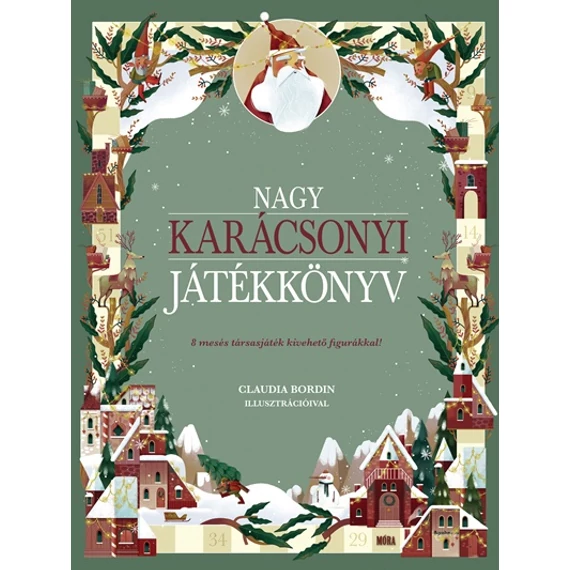 Nagy karácsonyi játékkönyv - 8 mesés társasjáték kivehető figurákkal!