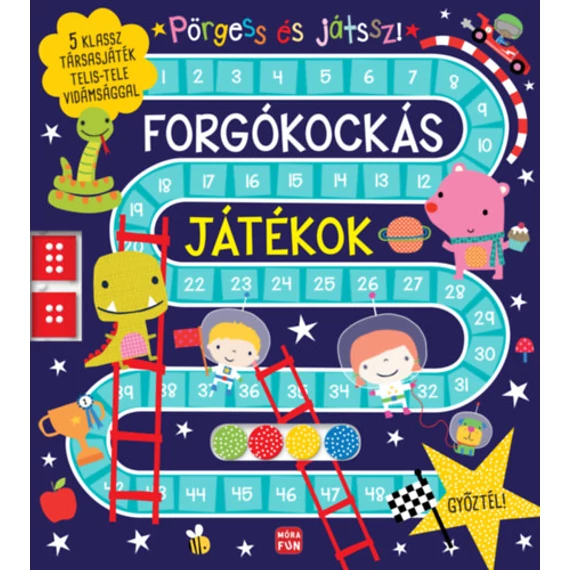 Pörgess és játssz! - Forgókockás társasjátékok-társasjáték könyv