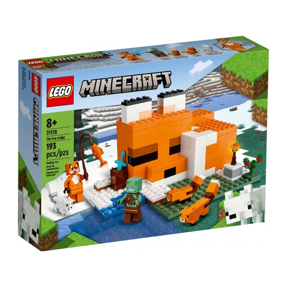 LEGO Minecraft™ A rókaházikó-építőjáték