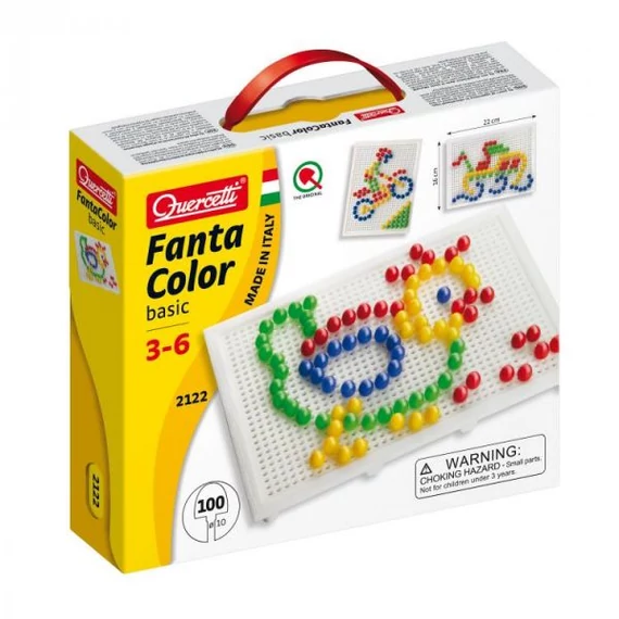 Quercetti: Pötyi készlet 100 db-os-finommotorika fejlesztő játék