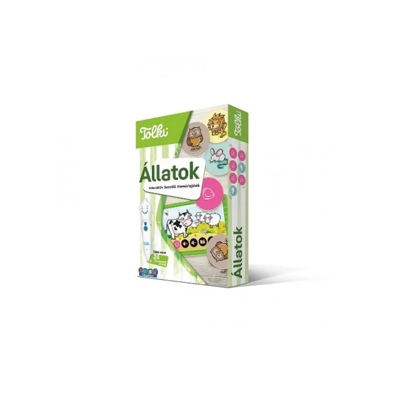 Tolki memóriajáték: Állatok-készségfejlesztő játék
