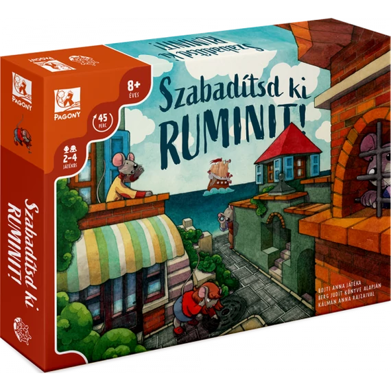 Berg Judit Szabadítsd ki Ruminit!-társasjáték-Pagony