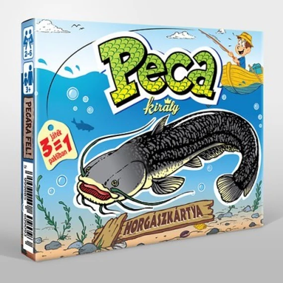 Peca király horgász kártyajáték