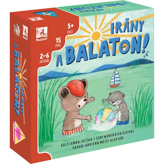 Irány a Balaton!-társasjáték-Pagony