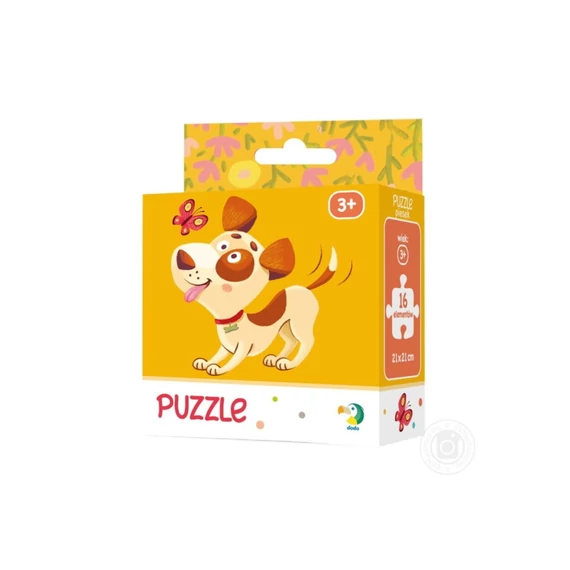 Dodo puzzle - Kutyus 16 db-os-készségfejlesztő játék