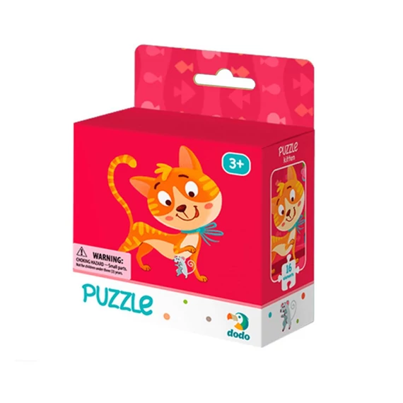 Dodo puzzle - Cica 16 db-os-készségfejlesztő játék