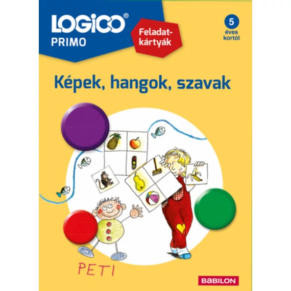 LOGICO Primo - Képek, hangok, szavak- fejlesztő feladatkártyák