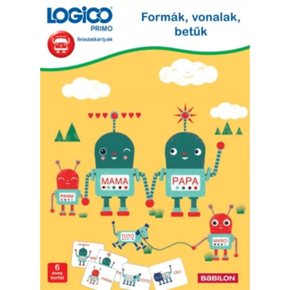 LOGICO Primo - Formák, vonalak, betűk-fejlesztő feladatlapok