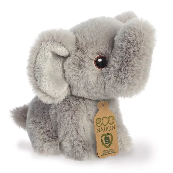 AURORA ECO NATION MINI PLÜSS ELEFÁNT 13 CM-szerepjáték