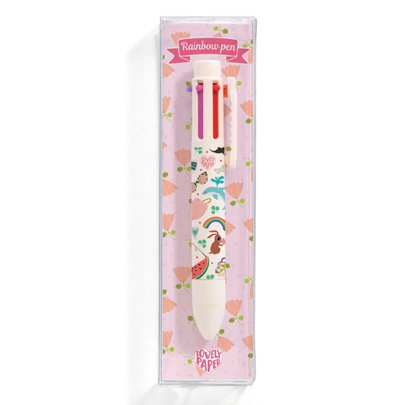TINOU RAINBOW PEN 6 SZÍNŰ GOLYÓSTOLL-DJECO