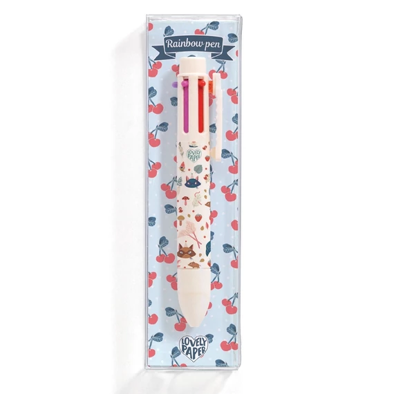 DJECO LUCILLE RAINBOW PEN (6 COLORS)-6 színű golyóstoll