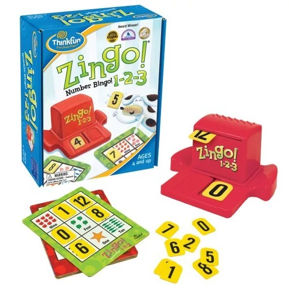 Zingo 1-2-3 társasjáték-ThinkFun