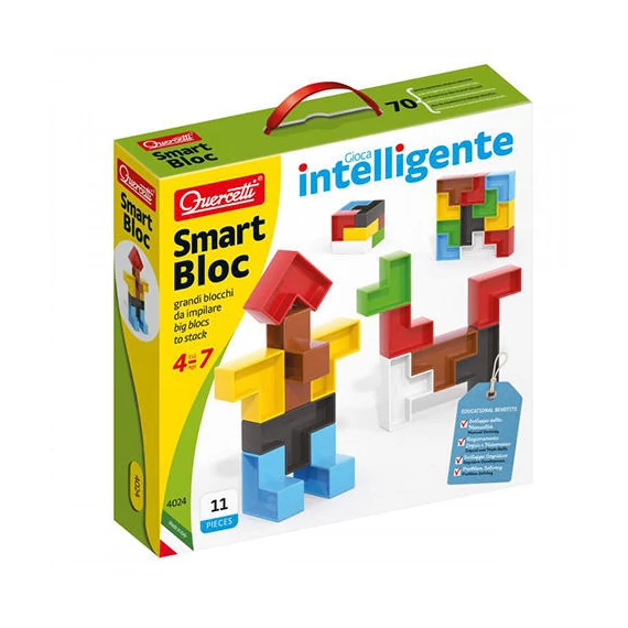 Készségfejlesztő építőjáték - Smart block - Quercetti