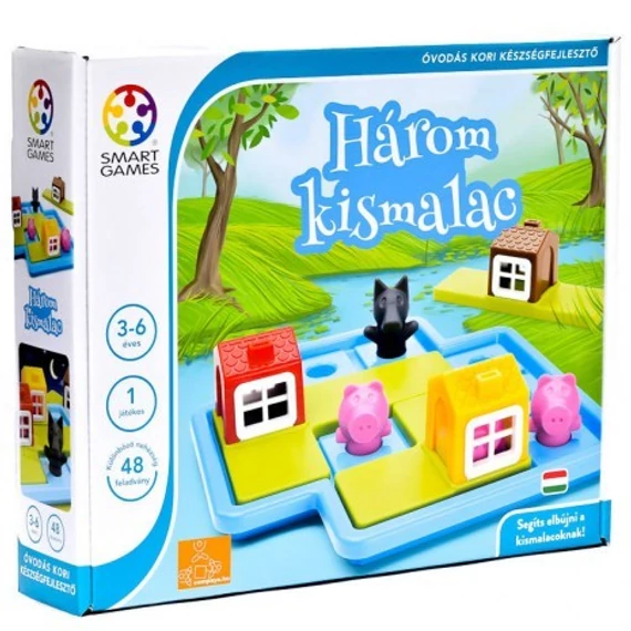 Három kismalac-logikai készséget fejlesztő játék-Smart Games
