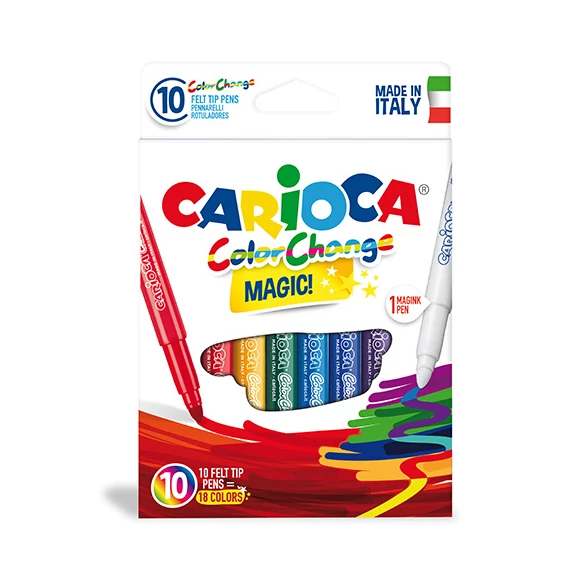 Színváltós mágikus filctoll szett 9+1db-os - Carioca