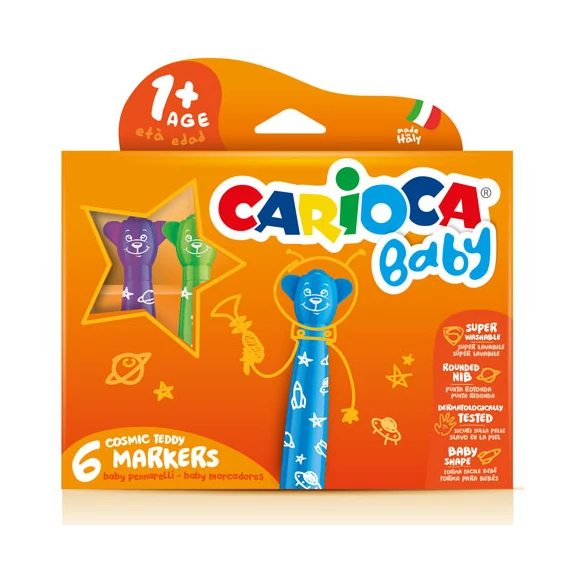 Baby macis kimosható filctoll szett 6db-os - Carioca