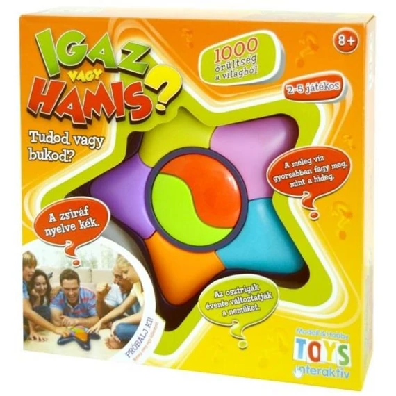 Igaz vagy Hamis? Társasjáták - Fejlesztő játék