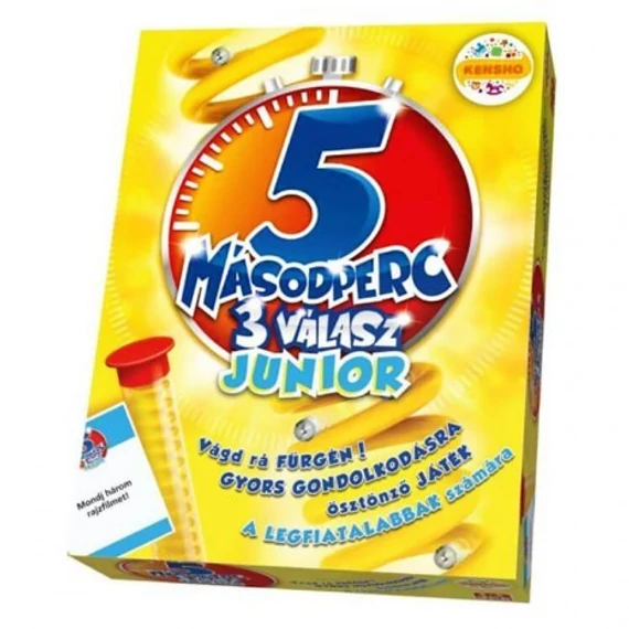 5 másodperc 3 válasz Junior-társasjáték