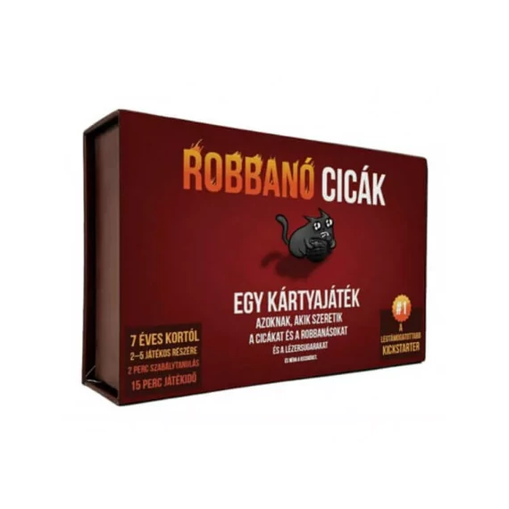 Robbanó Cicák - Kártyajáték-Gémklub