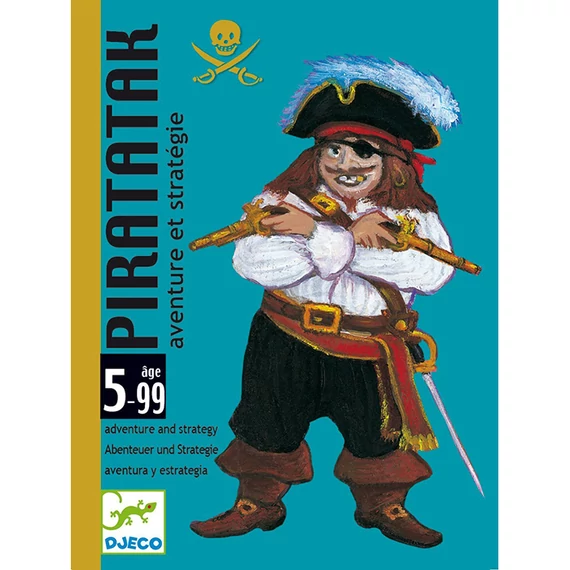 DJECO KÁRTYAJÁTÉK - KALÓZ CSATA - PIRATATAK