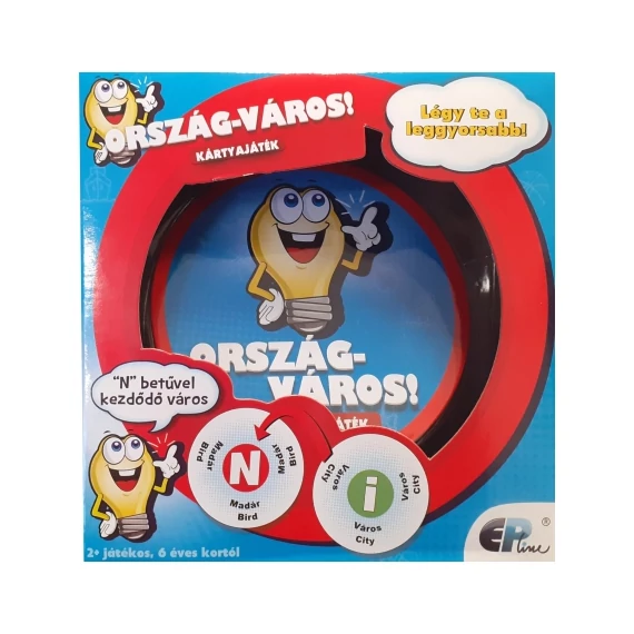 Ország-Város Kártyajáték - beszédfejlesztő játék