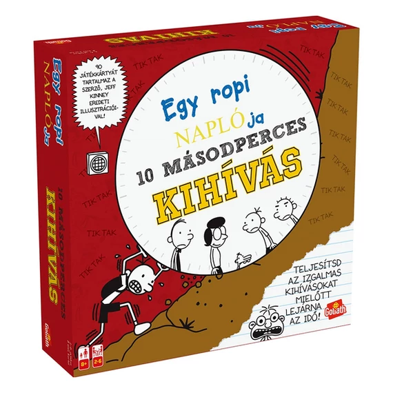 Egy ropi naplója – 10 másodperces kihívás-társasjáték