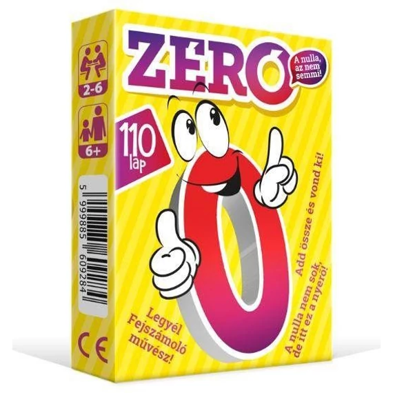 ZÉRO - A NULLA, AZ NEM SEMMI! KÁRTYAJÁTÉK