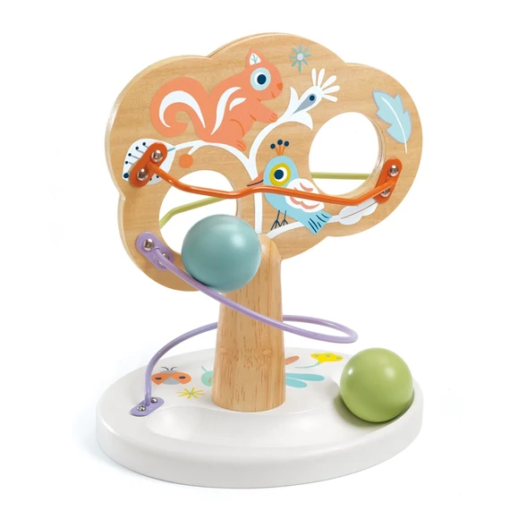 FELFEDEZŐ JÁTÉK - GÖRDÜLŐS - BABYTREE-DJECO