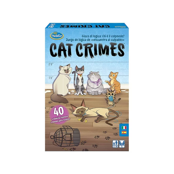 Cat Crimes - Zsivány cicák-logikai társasjáték-ThinkFun