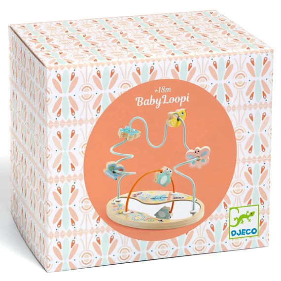 Bébi golyóvezető - Tükrös - BabyLoopi-finommotorika fejlesztő játék-Djeco