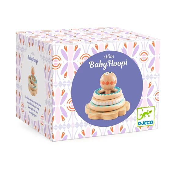 Bébi készségfejlesztő játék - Első tornyozó - BabyHoopi-Djeco