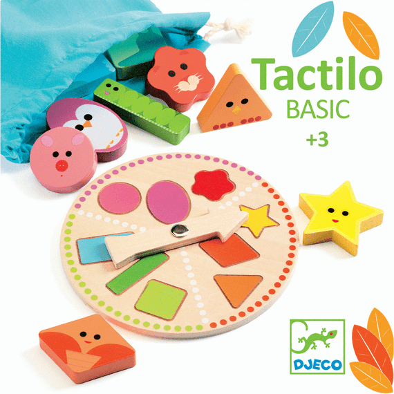 DJECO TÁRSASJÁTÉK - TAPINTSD KI! - TACTILOBASIC - érzékelésfejlesztő játék