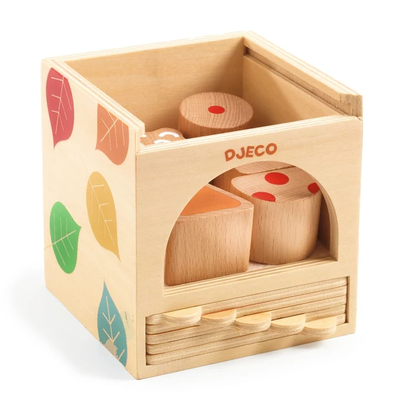 Formabedobó - Állatos kuckó - BoxBasic-készségfejlesztő játék-Djeco