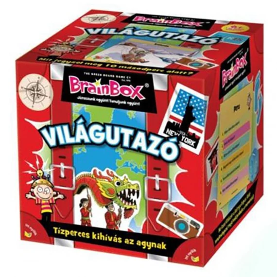 BrainBox Világutazó-családi társasjáték
