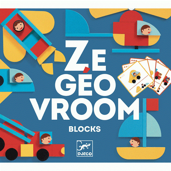 DJECO KÉPKIRAKÓ - KÖZLEKEDÉS - ZE GEO VROUM-készségfejlesztő játék