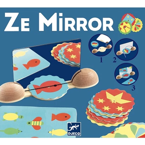 KÉPKIRAKÓ - TÜKRÖZŐ HALAK - ZE MIRROR IMAGES-KÉSZSÉGFEJLESZTŐ JÁTÉK-DJECO